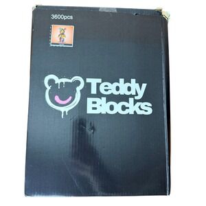 Teddy Blocks Seal Bear 3600pcs Micro Building Block Set A2050 Multicolor Art Toy